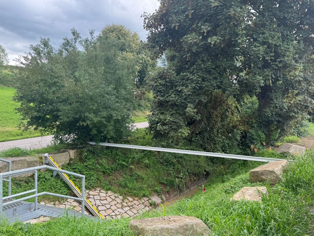 Hochwasser-Frühwarnsystem am Riedgraben