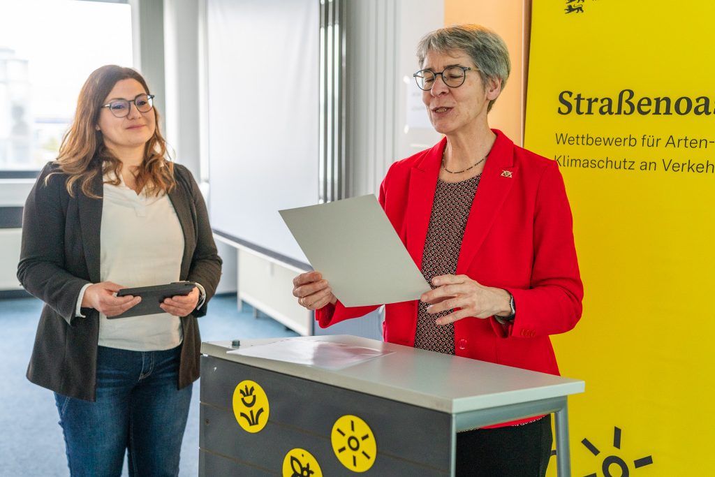 Prämierung beim Wettbewerb „Straßenoasen“ in Stuttgart für den Rathausplatz