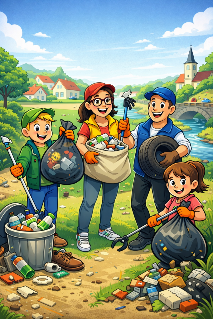 Comic Bild Dreck weg Samstag