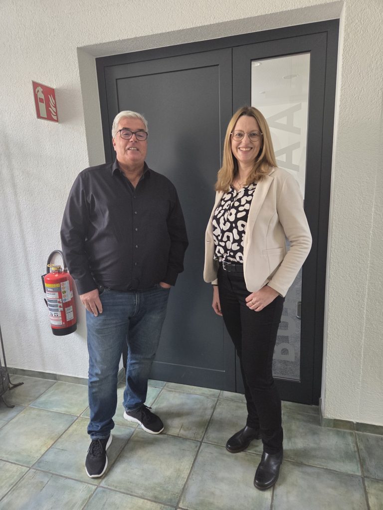 Bürgermeister Markus Rupp mit Frau Maria Arheidt