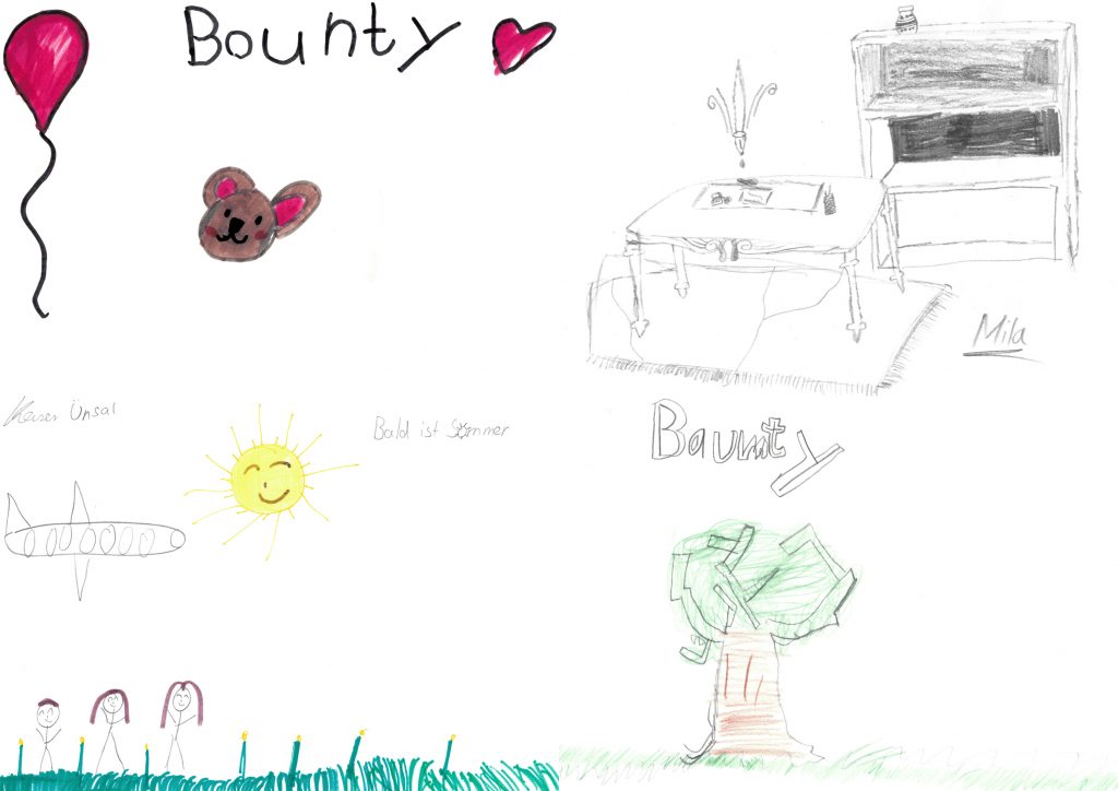 Selber gemaltes Bild des Bountys