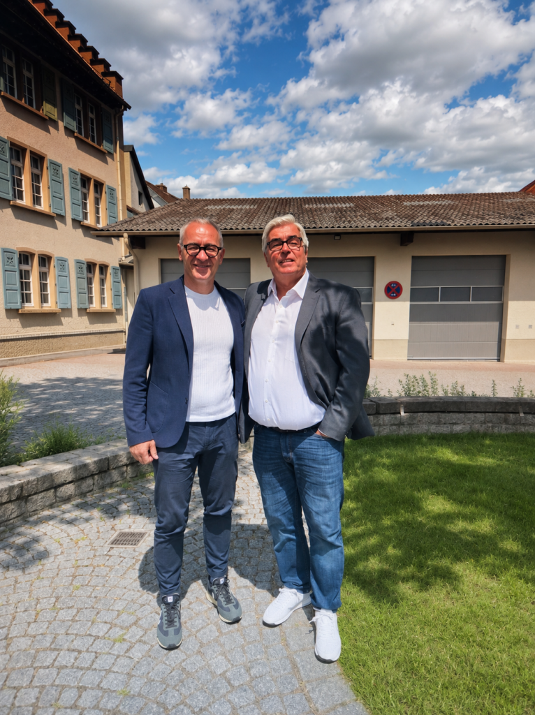 Bürgermeister Markus Rupp und Oberbürgermeister Sven Weigt