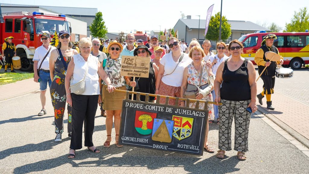 Festumzug 125 Jahre Feuerwehr und Turnverein Gondelsheim