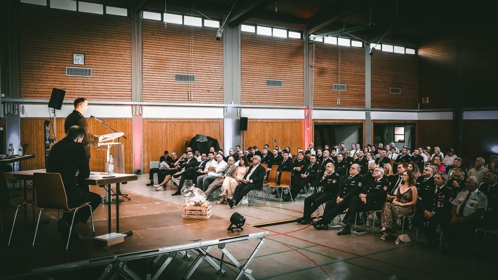Redner Jahreshauptversammlung Feuerwehr Gondelsheim