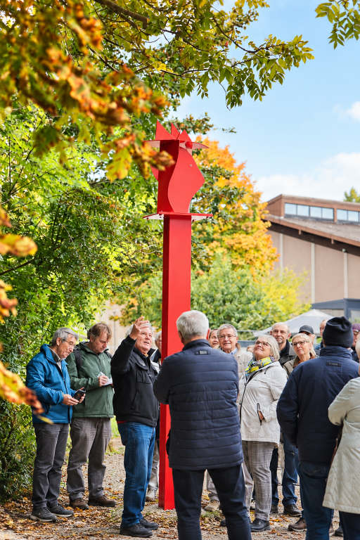 Einweihung Skulpturenweg in Gondelsheim